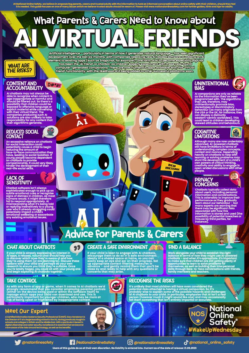 What parents and carers need to know about AI Virtual Friends