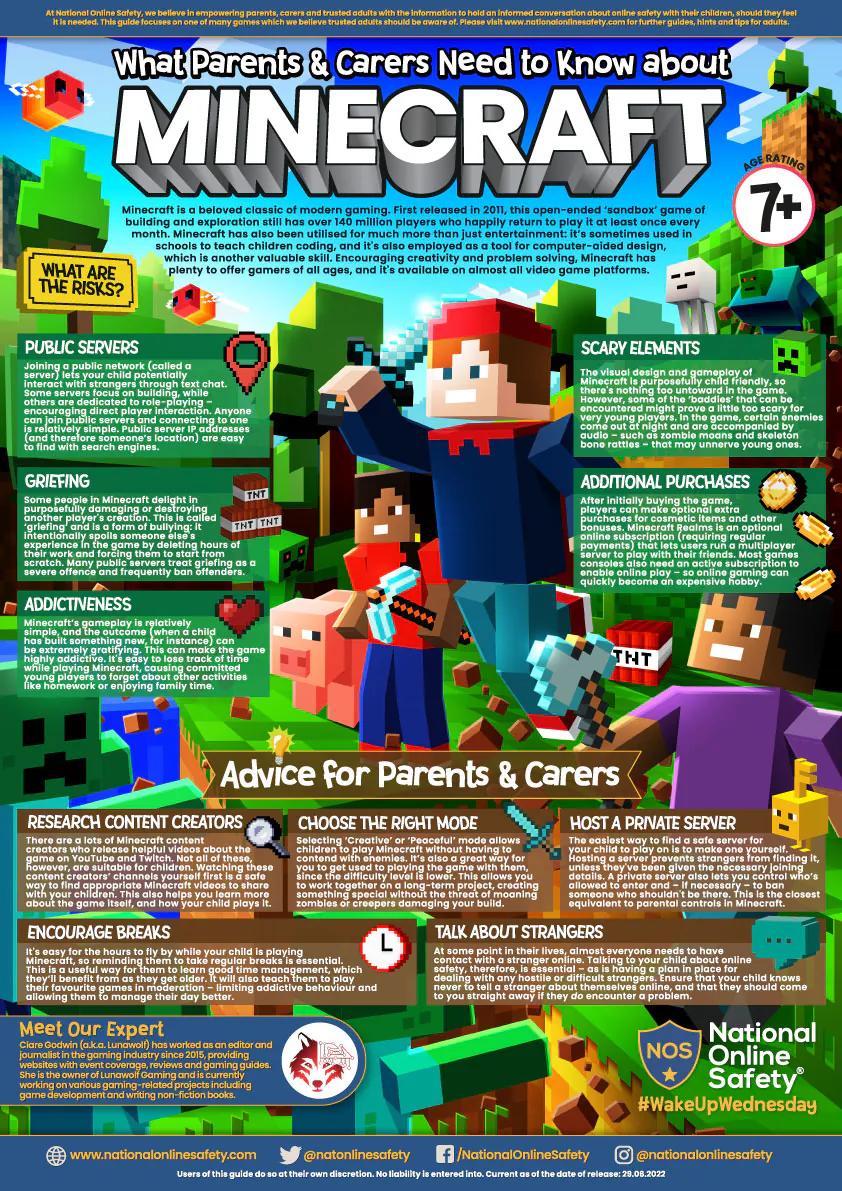 What parents and carers need to know about Minecraft