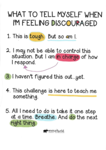 Feeling Discouraged